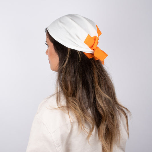 White/Orange bandana